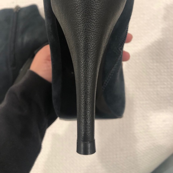 Guess Navy Blue Button Boots - Picture 6 of 8